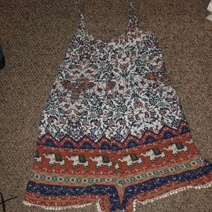 Boho Shift Sundress Romper 🔅